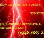 Elektrikár Bratislava a okolie-NOSTOP