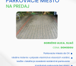 Máte 2., 3. alebo 4. auto? Ponúkame vám parkov